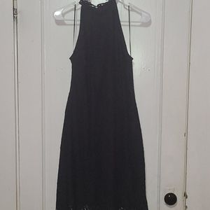 Navy blue lace dress